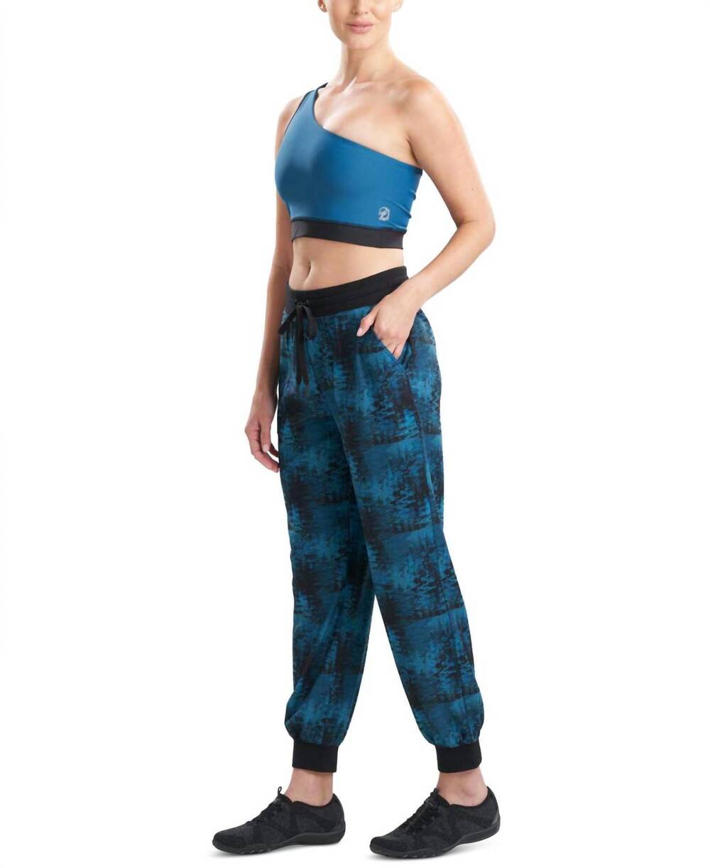 NEW JOSIE NATORI solstice asymmetrical cropped top in dark teal